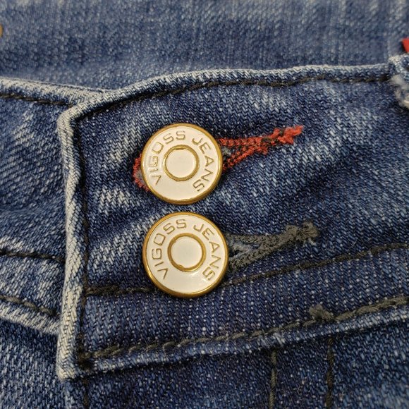 Vigoss New York Boot Cut Jeans with Medium Wash and 5 Pocket Design  Sz 5/6 (28) - Picture 5 of 12